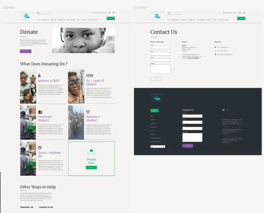 a website designed in figma, about 10 pages prototyped in figma editor